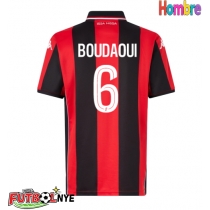 Camiseta OGC Nice Hicham Boudaoui #6 Primera Equipación 2025-26 manga corta
